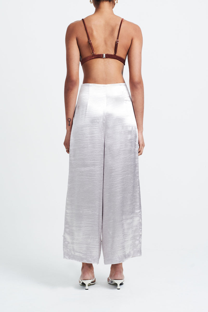 Bohemian style pearl wide leg pants slow fashion  STUDIO ALTC LUCE TROUSERS