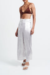 Bohemian luxury vacation resortwear wide leg pants sustainable  STUDIO ALTC LUCE TROUSERS