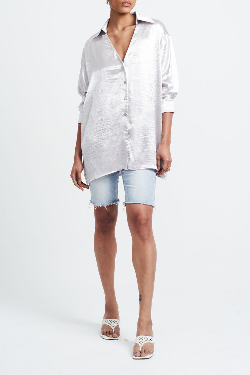 STUDIO ALTC LUCE OPEN COLLAR SHIRT