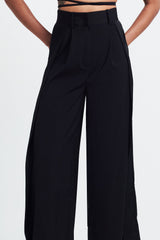 Tailored high waist work pants for capsule wardrobe STUDIO ALTC SABBIA PANEL TROUSERS