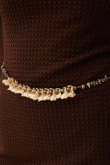 Trendy gold waist chain for summer