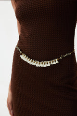 Summer jewelry natural shell waist chain