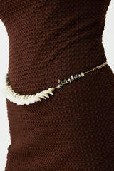 Trendy gold waist chain for bohemian outfits